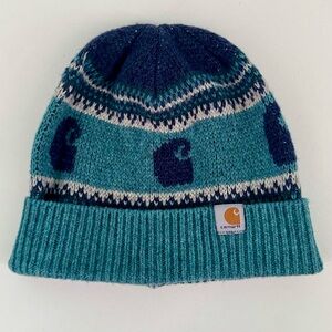 Carhartt Blue Knit Beanie